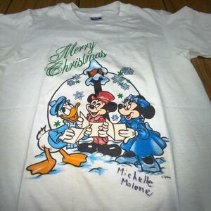 Vintage 1981 Disney Mickey's Very‎ Merry Christmas Parade Choir T Shirt